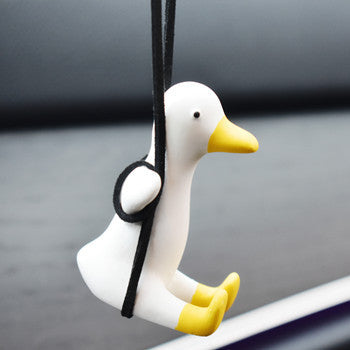 Swinging Duck Mirror Pendant