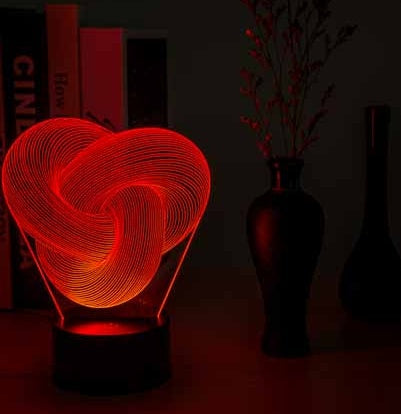 Acrylic 3D Table Lamp - Sing3D