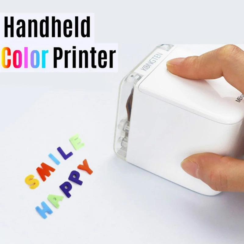 Bluetooth Mini Handheld Color Inkjet Printer - Sing3D
