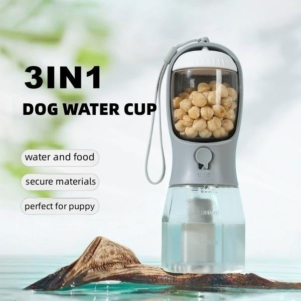 Pet Water, Food, and Waste Bag Dispenser - Sing3D