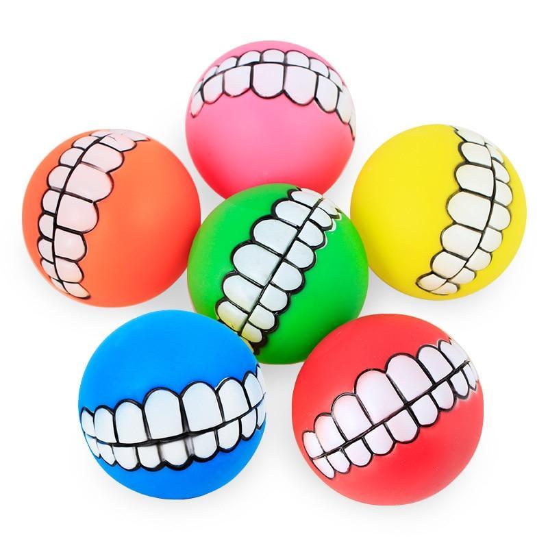 Rubber Squeaky Teeth Chew Toy - Sing3D